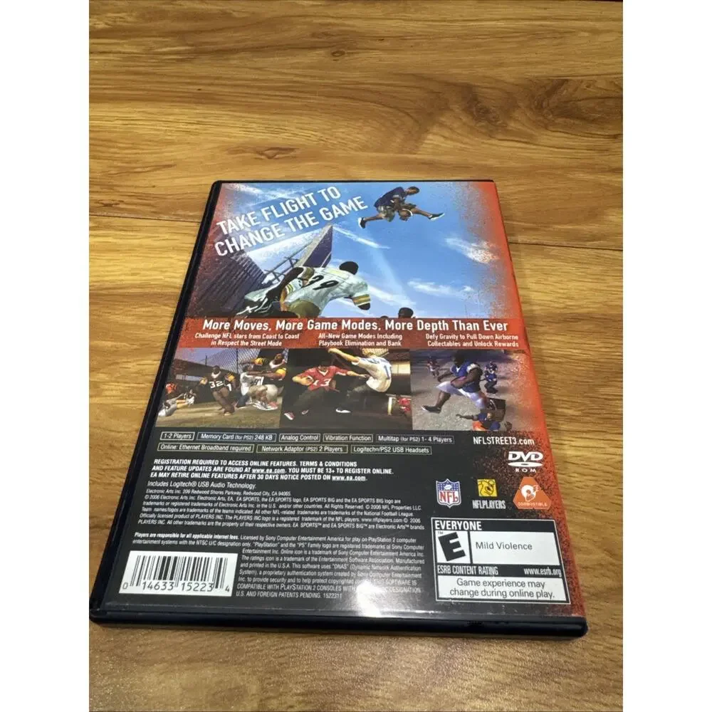 NFL Street 3 Football PlayStation 2 PS2 2006 CIB Complete Tested Working